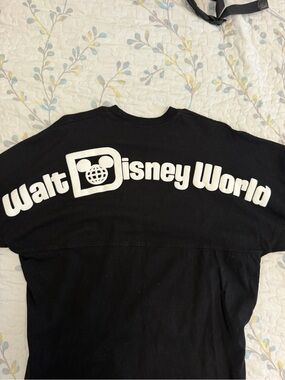 Disney Walt Disney World Black Sweater with White Logo